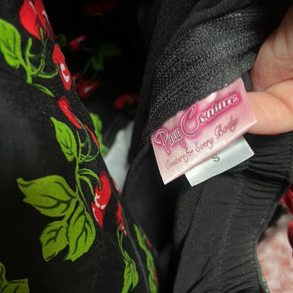 Pinupgirl (PUG) Fit and flare Cherries dress - Picture 2 of 2